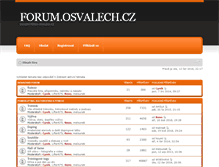 Tablet Screenshot of forum.osvalech.cz